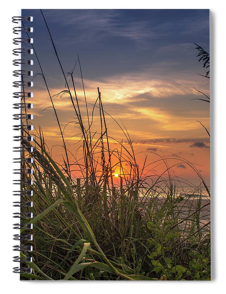 Myrtle Spiral Notebook featuring the photograph Beach Sunrise #2 by Darrell Foster
