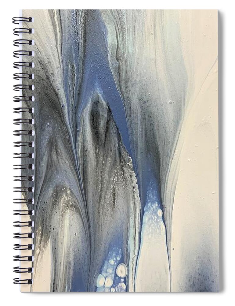 Acrylic Spiral Notebook featuring the painting Bravo by Soraya Silvestri
