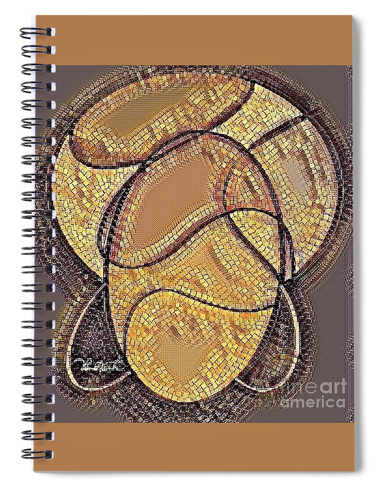 Afro Spiral Notebook featuring the digital art Dont Touch my Fro by D Powell-Smith