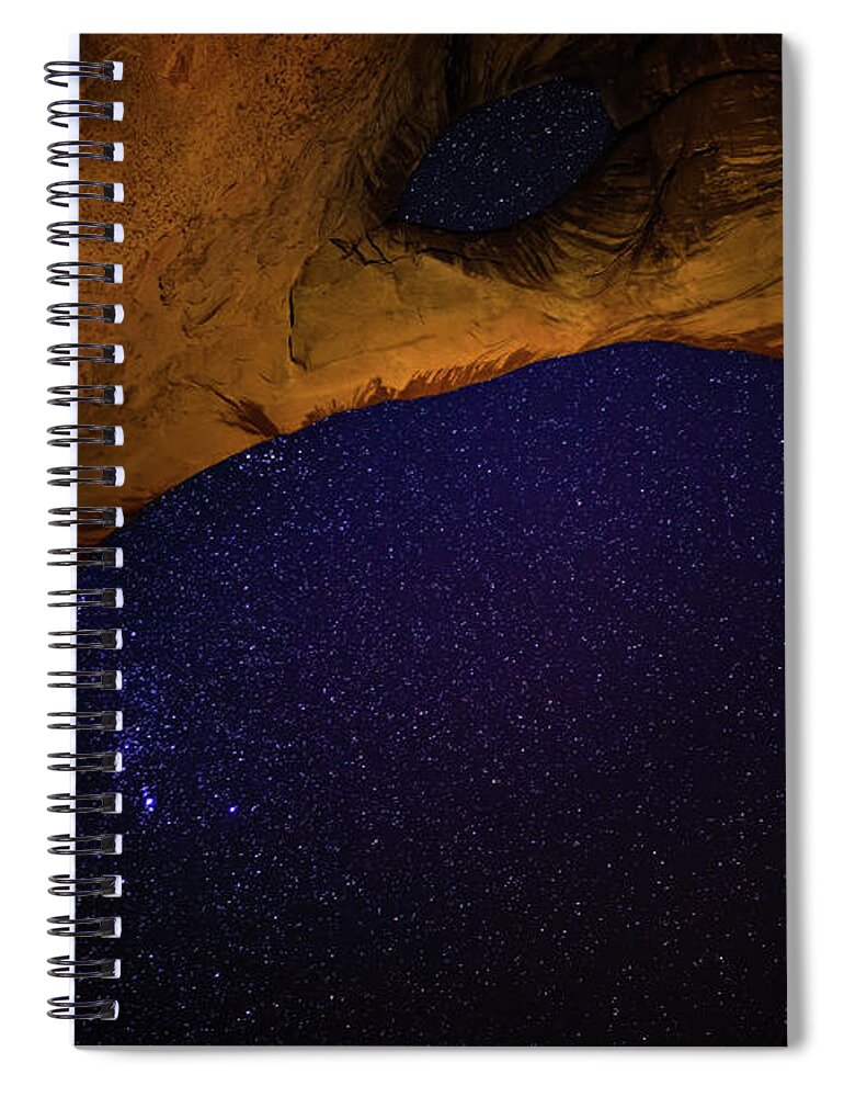 Navajo Spiral Notebook featuring the photograph Eye Of The Sun #2 by Doug Sturgess