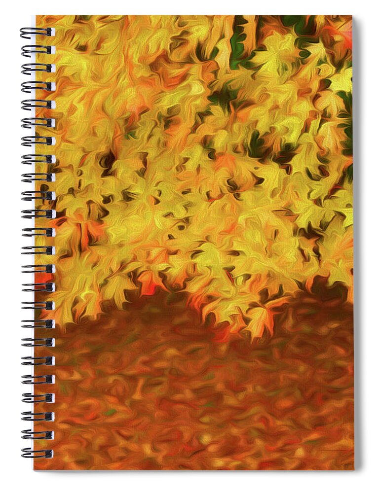 Fall Foliage Spiral Notebook featuring the photograph Fall Foliage #1 by George Robinson