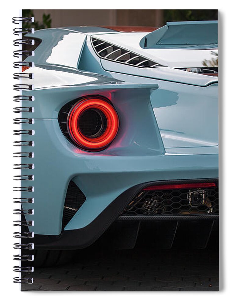 Cobra Spiral Notebook featuring the photograph #Ford #GT #Print #2 by ItzKirb Photography