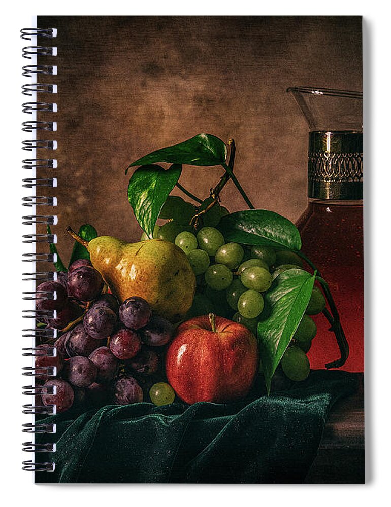 Fruits Spiral Notebook featuring the photograph Fruits by Anna Rumiantseva