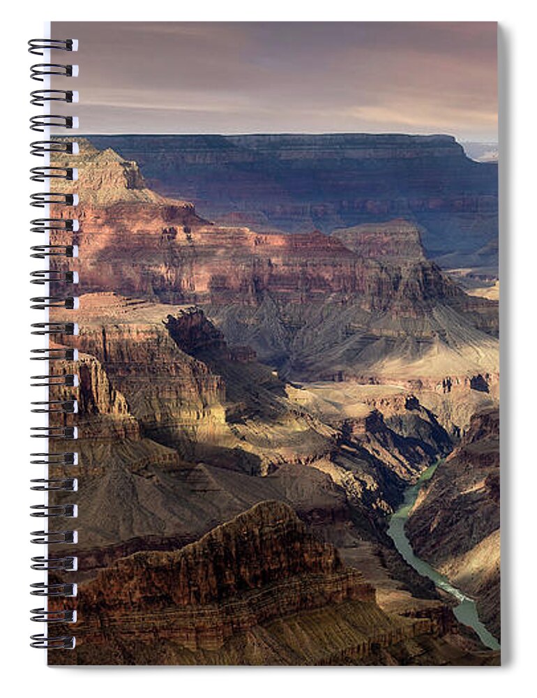 Sunset Spiral Notebook featuring the photograph Grand Canyon #2 by G Lamar Yancy