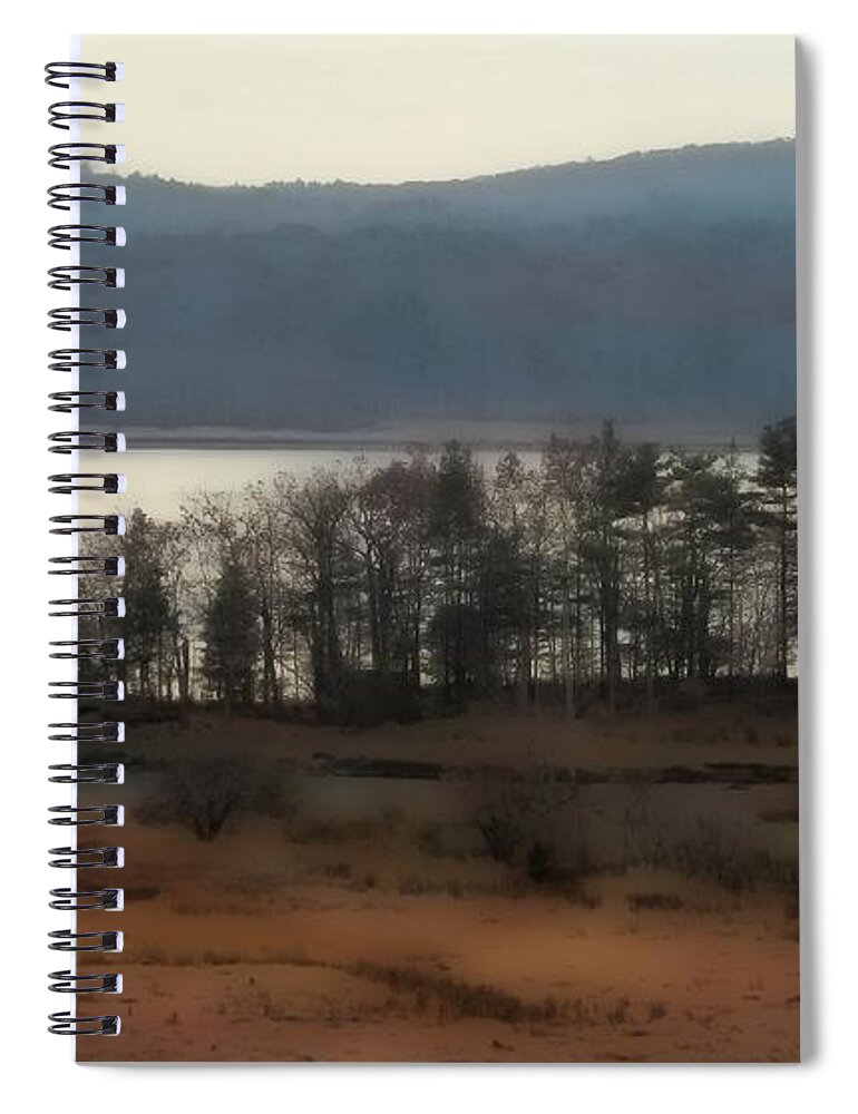 Marcia Lee Jones Spiral Notebook featuring the photograph Great Bay #3 by Marcia Lee Jones