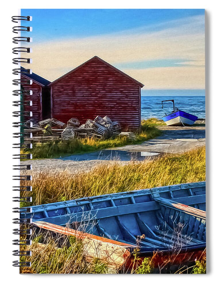 Gros Morne Spiral Notebook featuring the photograph Gros Morne National Park, Canada by Tatiana Travelways