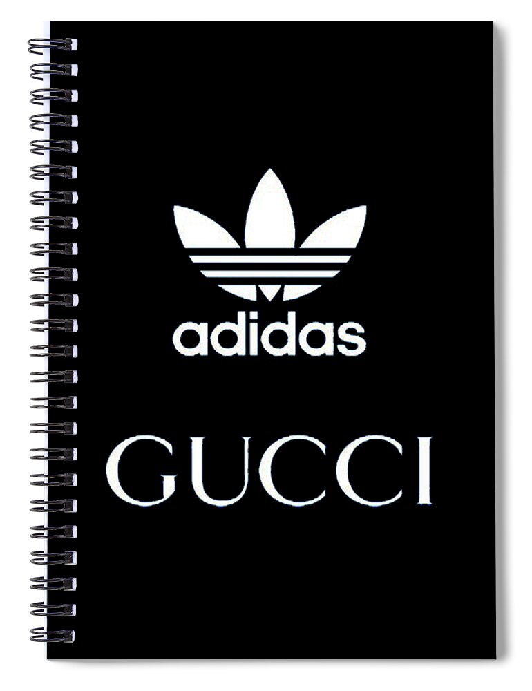 Gucci and Adidas Brands Best Collections Spiral Notebook by Darel Art -  Fine Art America