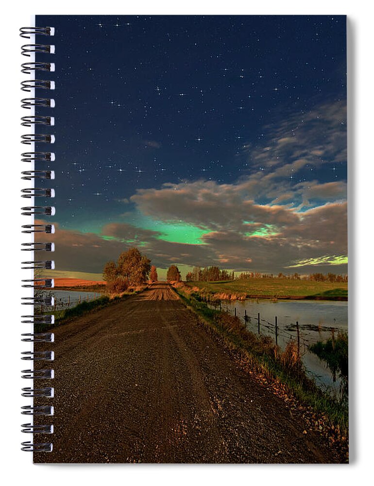 Landscape Spiral Notebook featuring the photograph If there is a heaven... #2 by Dan Jurak