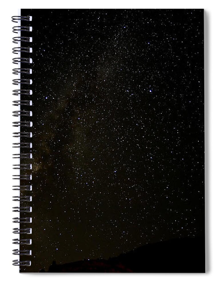 Milky Way Astrophotography Fstop101 Night Sky Stars Spiral Notebook featuring the photograph Milky Way #2 by Geno Lee