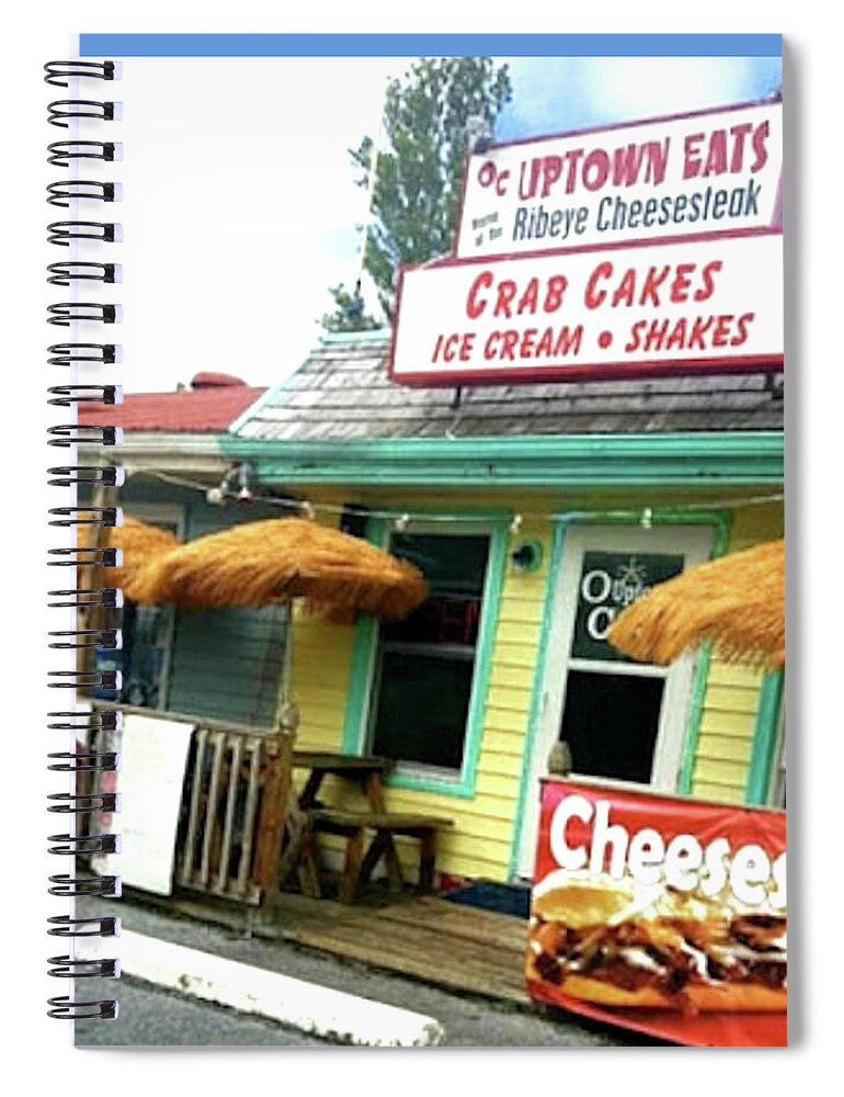 Oc Uptown Eats Spiral Notebook featuring the photograph OC Uptown Eats #2 by Robert Banach