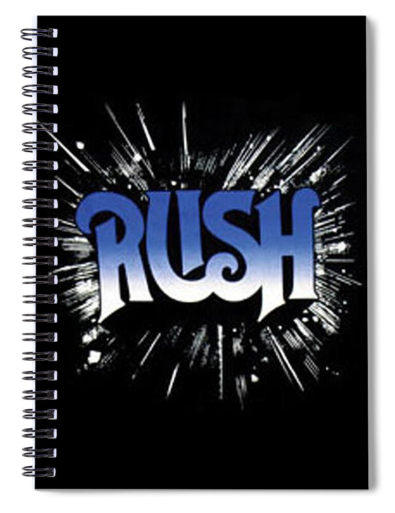 Rush Band Logo #2 Spiral Notebook by Andras Stracey - Pixels