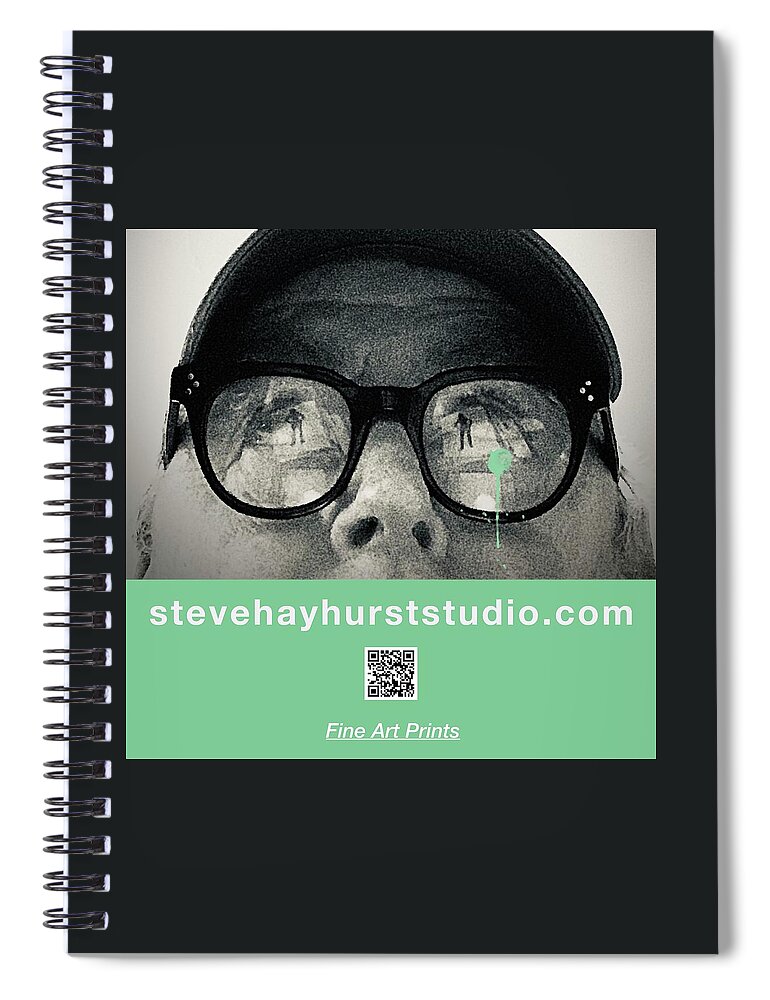 Stevehayhurststudio.com Spiral Notebook featuring the digital art Stevehayhurststudio.com #2 by Steve Hayhurst