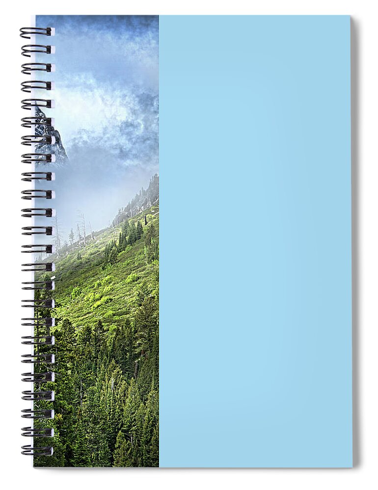 Life Spiral Notebook featuring the photograph The Grand Tetons #3 by Phil Koch