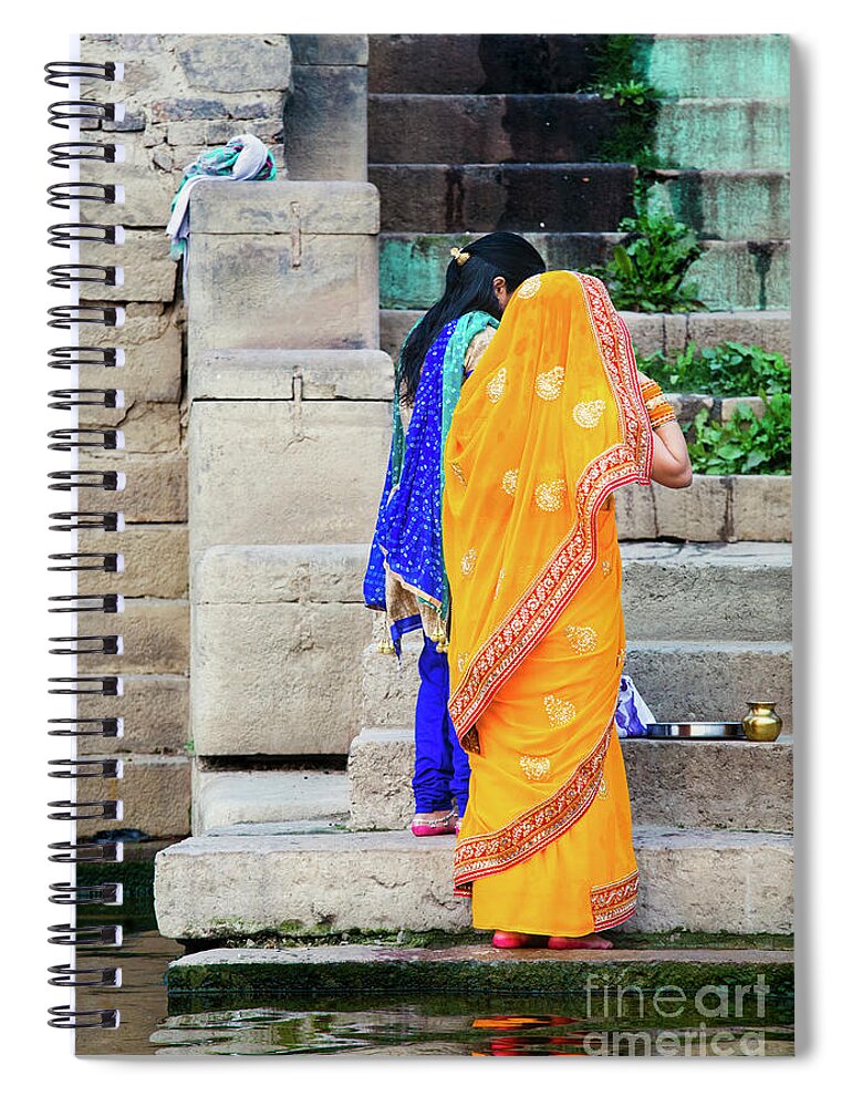 Ganges River Spiral Notebook featuring the photograph Varanasi #2 by David Little-Smith