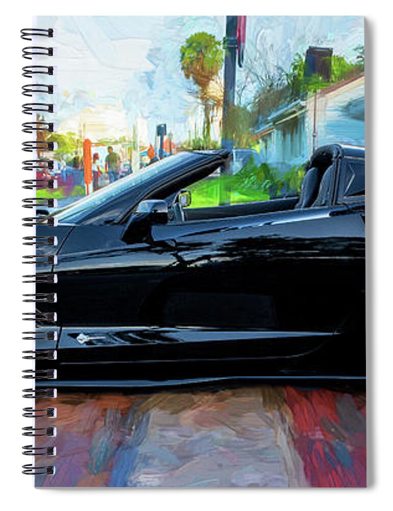 2019 Chevrolet Corvette Z51 Spiral Notebook featuring the photograph 2019 Chevrolet Corvette Z51 X120 by Rich Franco