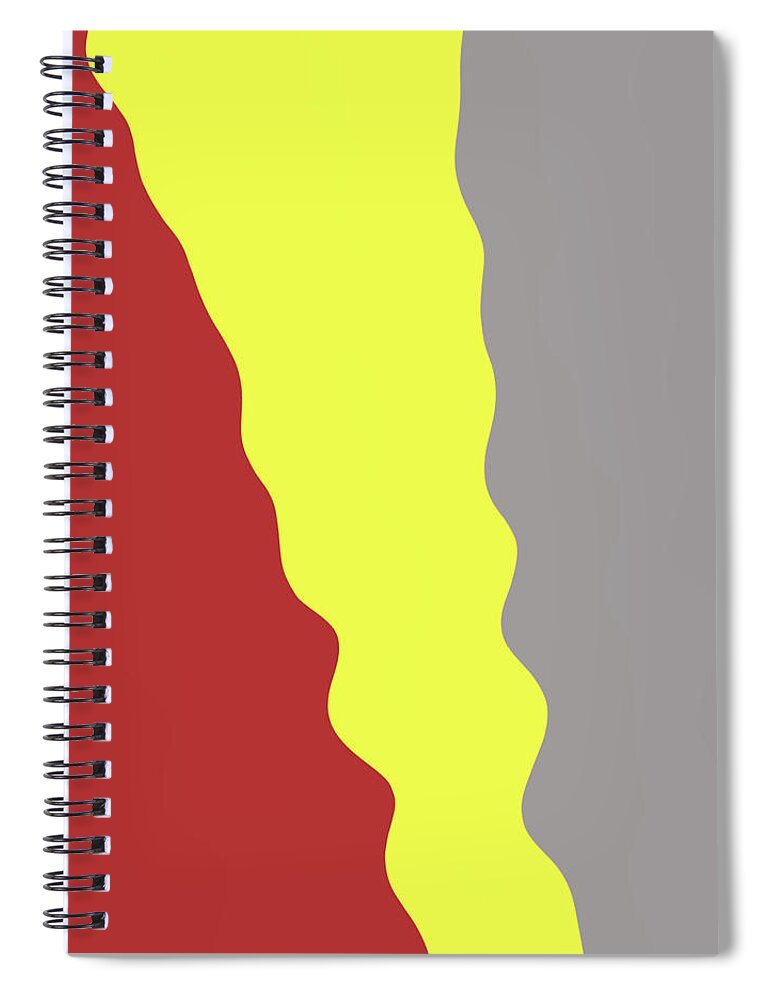 2021 Spiral Notebook featuring the digital art 2021 Trend Color of the Year with March Color of the Month by Delynn Addams