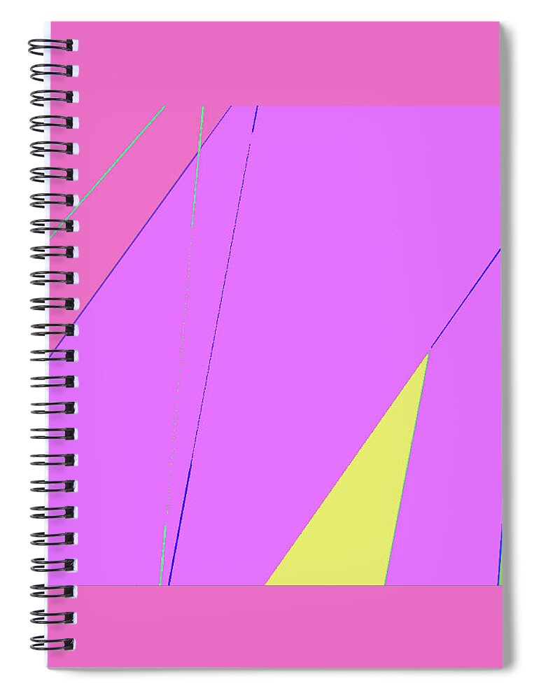  Spiral Notebook featuring the digital art Abstract by Art Store Home