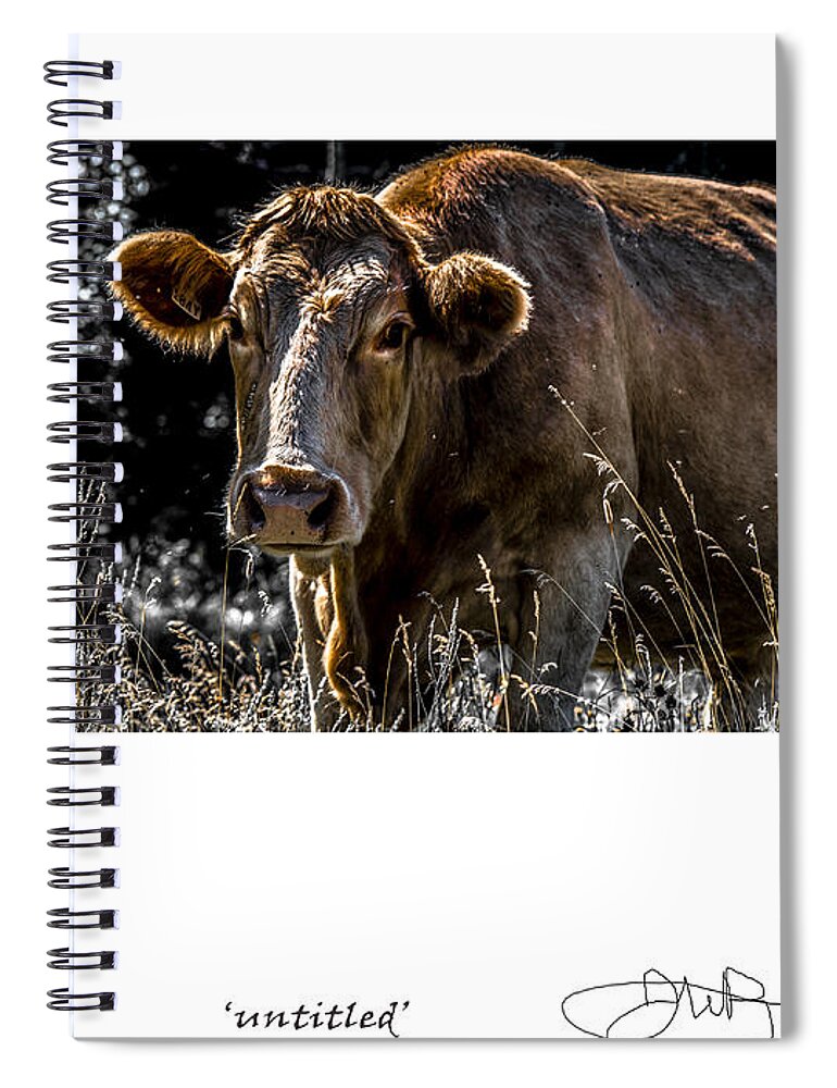 Signed Limited Edition Of 10 Spiral Notebook featuring the digital art 24 by Jerald Blackstock