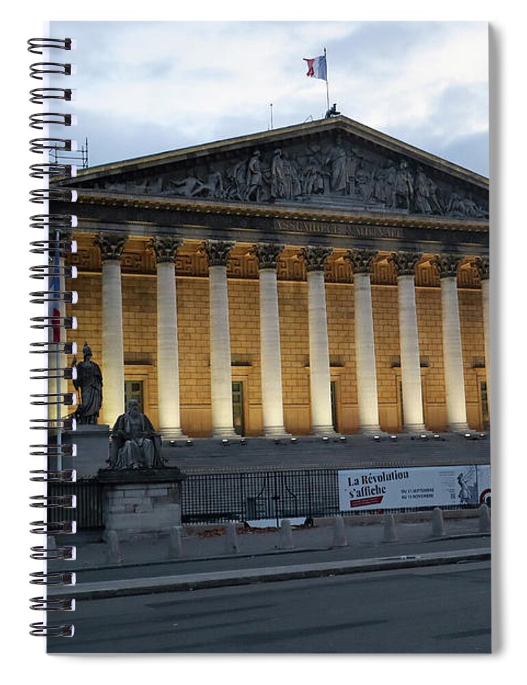 Paris Spiral Notebook featuring the photograph Paris, France #28 by Steven Spak