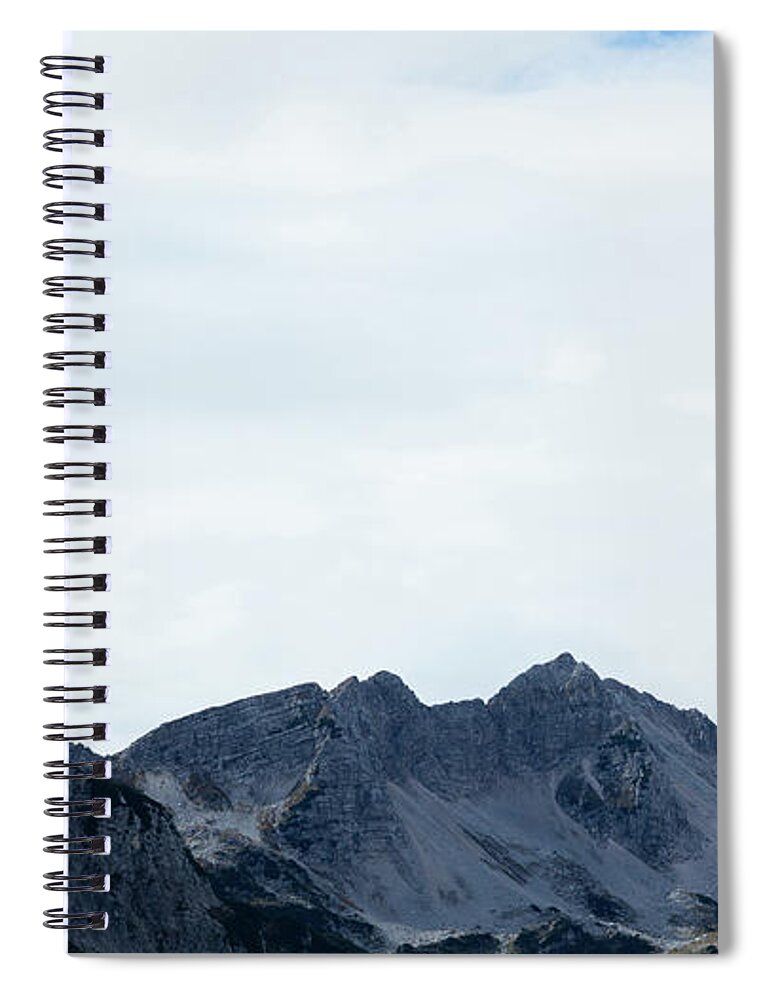Julian Spiral Notebook featuring the photograph Julian Alps #3 by Ian Middleton