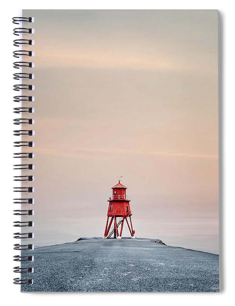 South Shields Spiral Notebook featuring the photograph South Shields - England #3 by Joana Kruse
