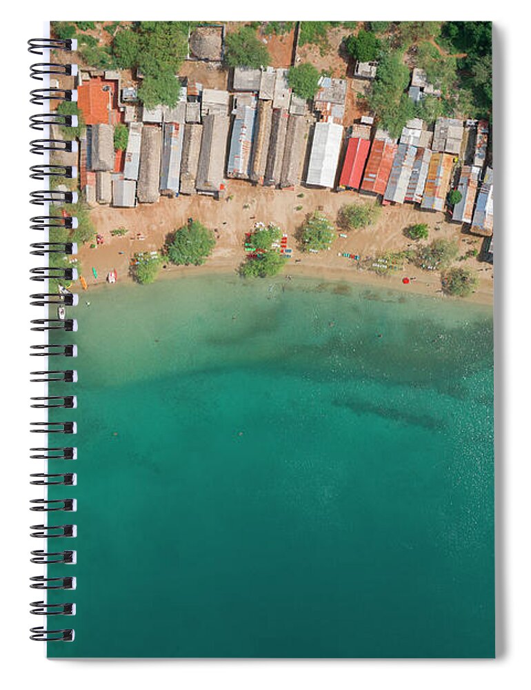 Taganga Spiral Notebook featuring the photograph Taganga Magdalena Colombia #3 by Tristan Quevilly