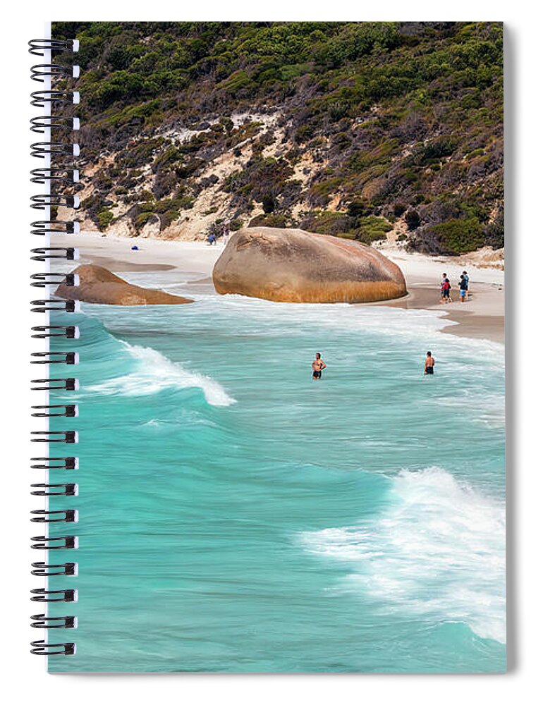 Albany Spiral Notebook featuring the photograph Two People's Bay, Albany, Western Australia by Elaine Teague