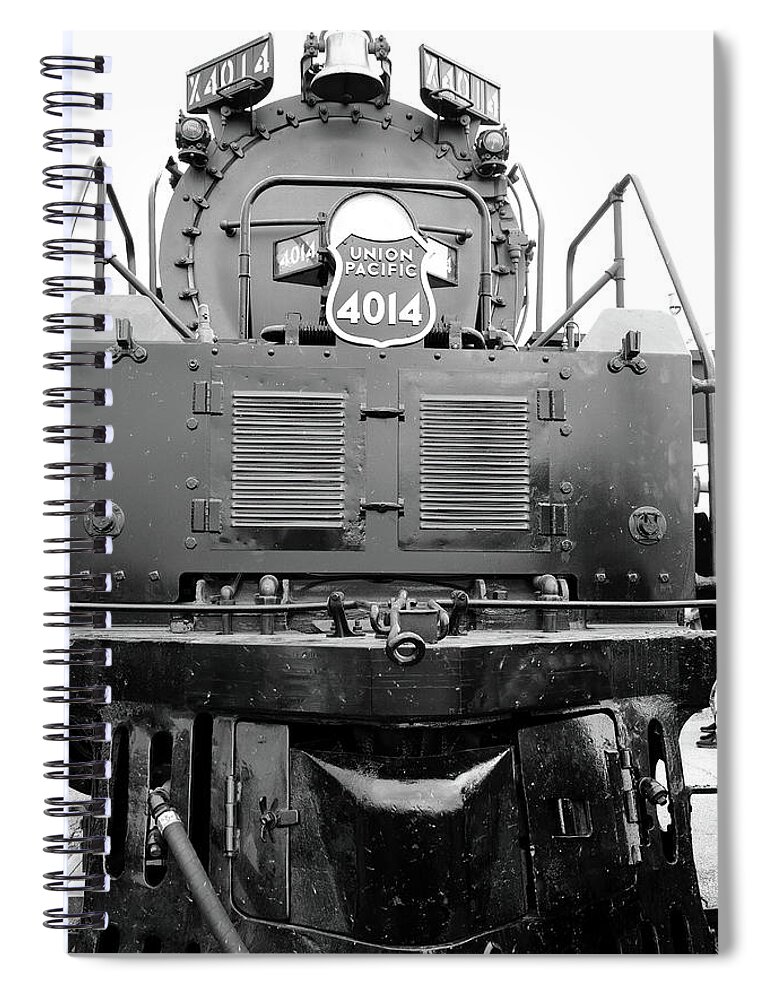 Union Pacific Big Boy 4014 Spiral Notebook featuring the photograph Union Pacific Big Boy 4014 #3 by Lens Art Photography By Larry Trager