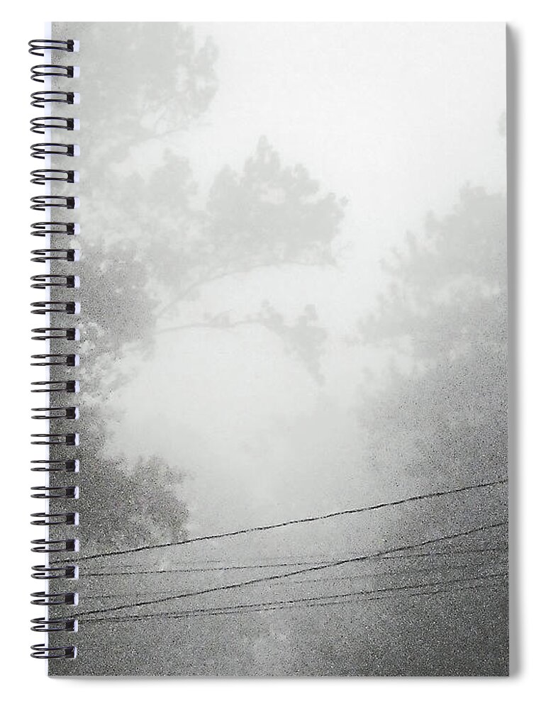 Fog Spiral Notebook featuring the photograph 339 Fogged by Lizi Beard-Ward