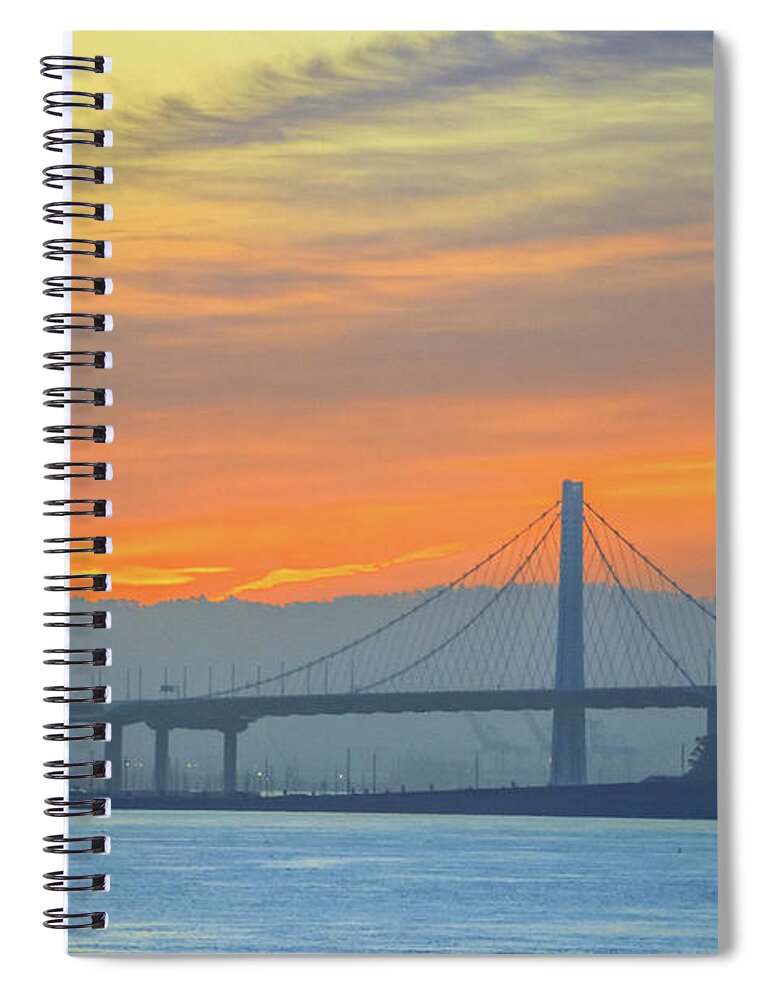 San Francisco California Usa Spiral Notebook featuring the photograph San Francisco California USA by Paul James Bannerman