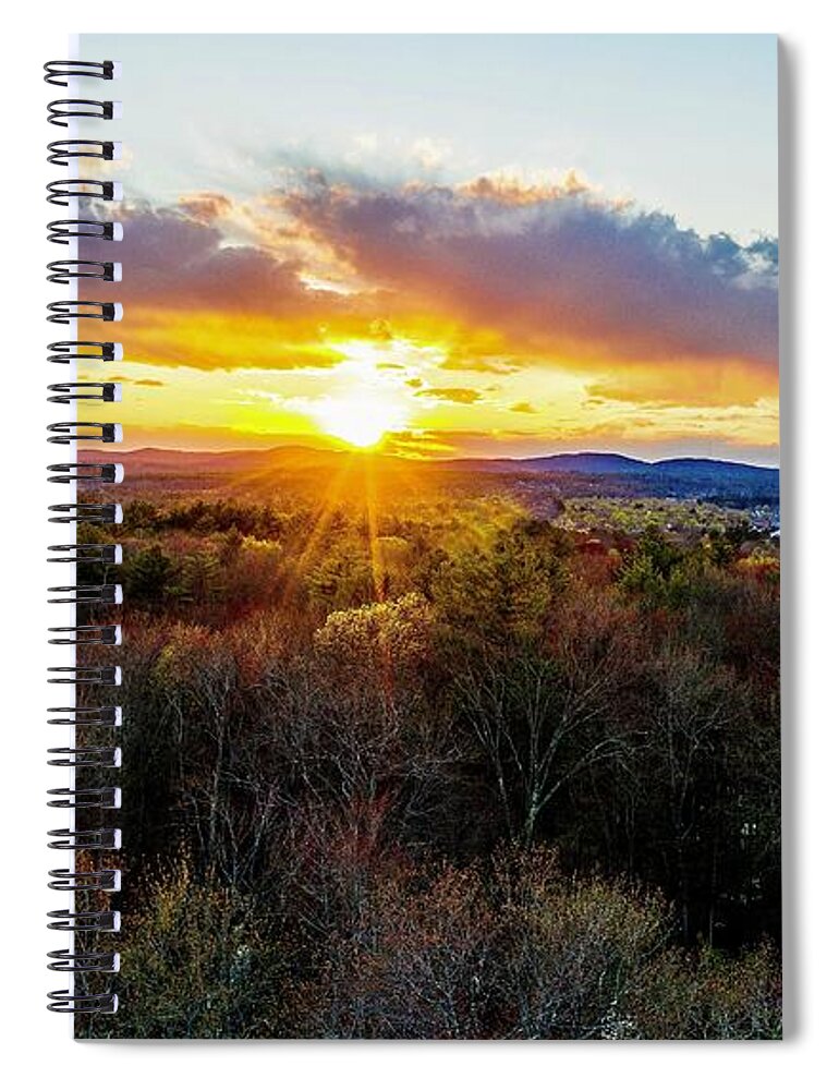  Spiral Notebook featuring the photograph Rochester #37 by John Gisis