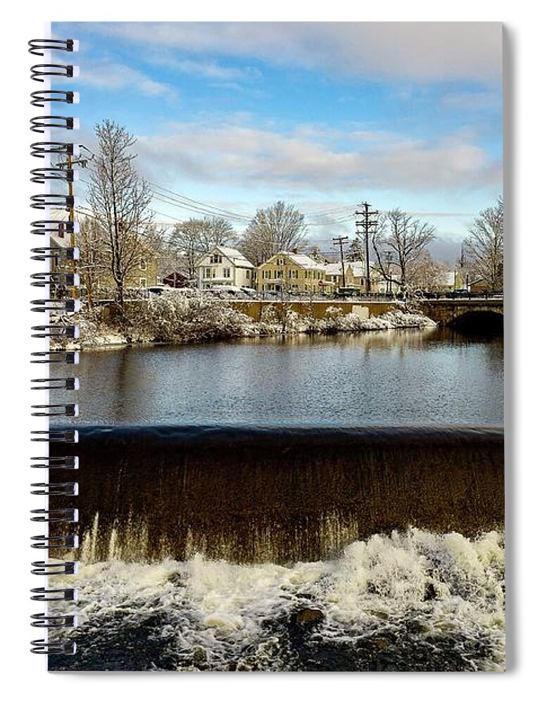  Spiral Notebook featuring the photograph Rochester by John Gisis