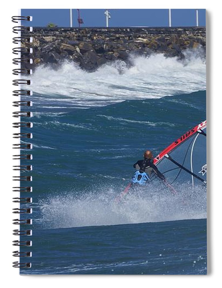 Waves Spiral Notebook featuring the photograph Imperia. Maggio 2013. #5 by Marco Cattaruzzi