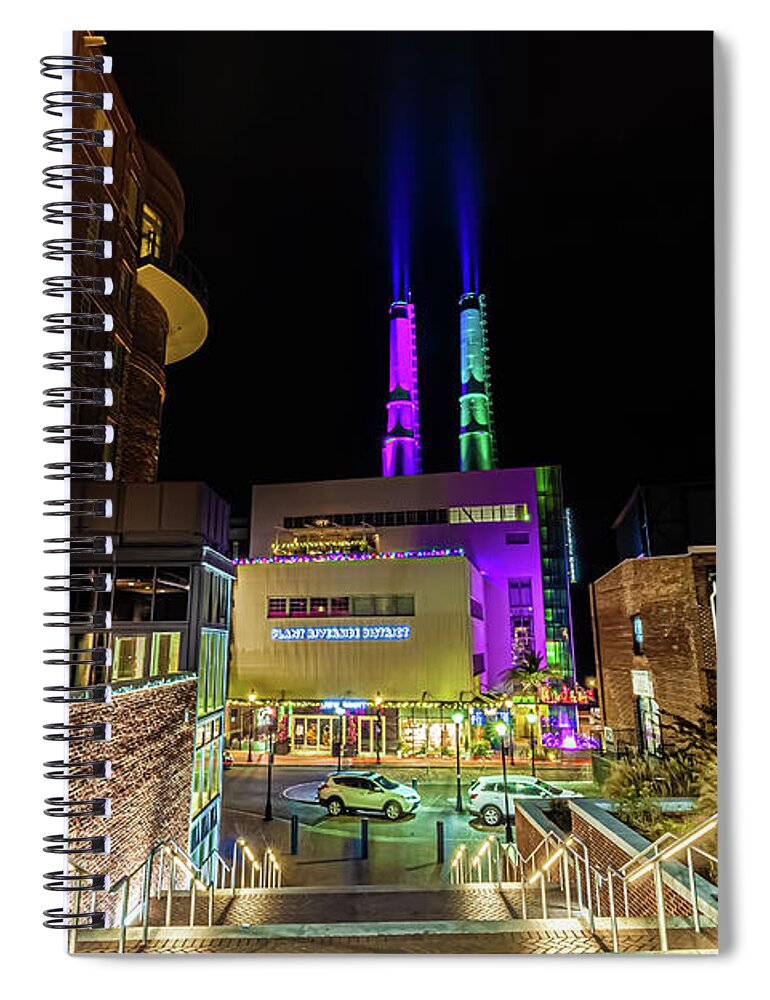 Savannah Spiral Notebook featuring the photograph 400 River Street by Kenny Thomas