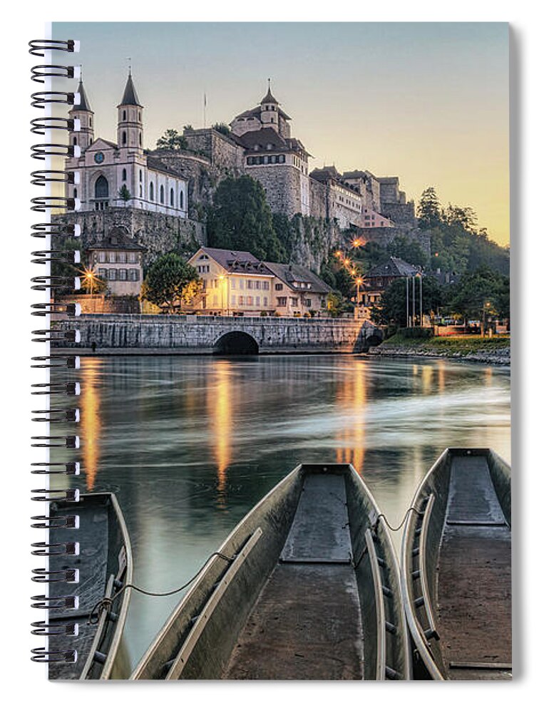 Aarburg Spiral Notebook featuring the photograph Aarburg - Switzerland #5 by Joana Kruse
