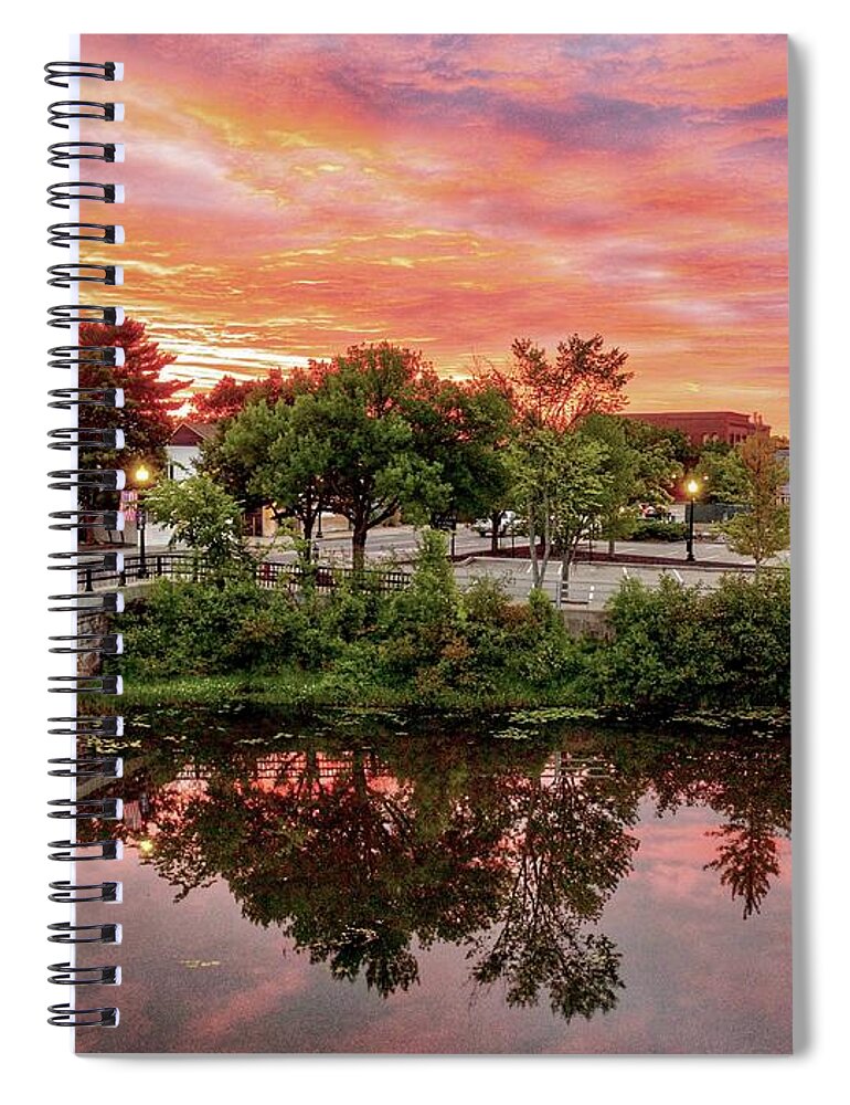  Spiral Notebook featuring the photograph Rochester #5 by John Gisis