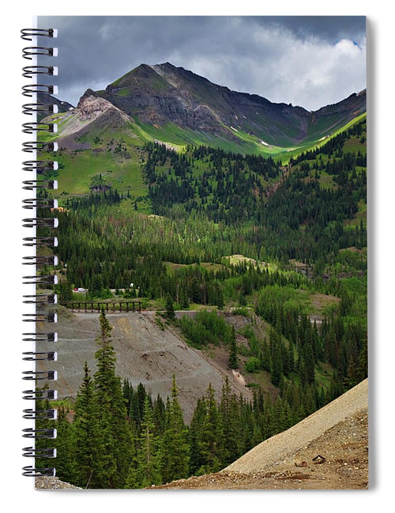 Colorado Spiral Notebook featuring the photograph 550 View by Lana Trussell