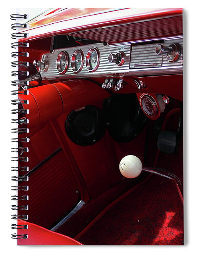 Car Spiral Notebook featuring the photograph 62 Chevy Impala by Carolyn Stagger Cokley