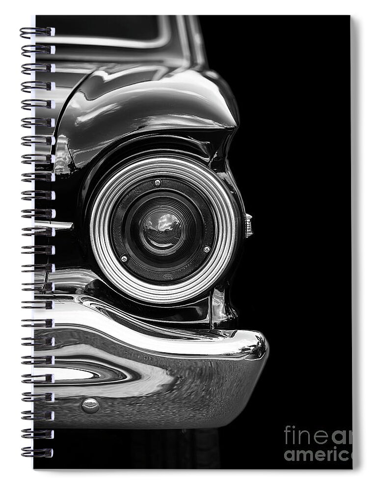 Ford Spiral Notebook featuring the photograph '63 Falcon #63 by Dennis Hedberg