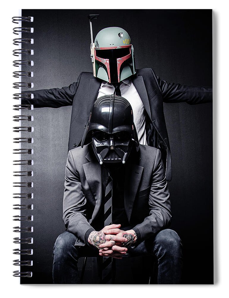Star Wars Spiral Notebook featuring the photograph Star Wars #7 by Marino Flovent
