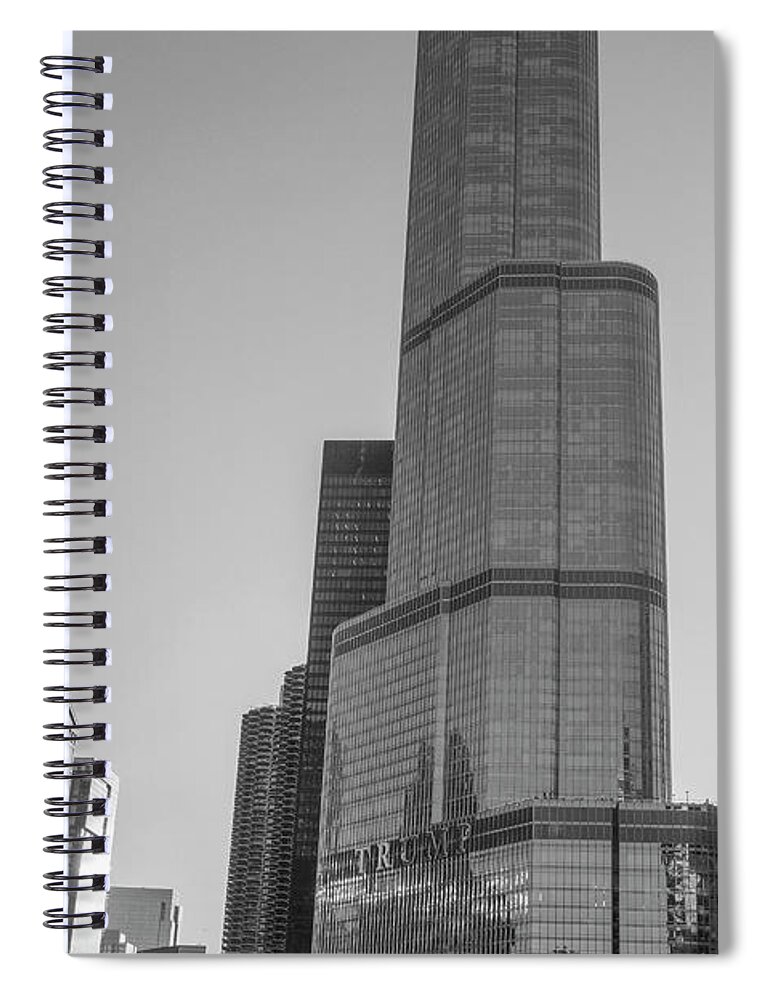 Art Spiral Notebook featuring the photograph Trump Tower #7 by FineArtRoyal Joshua Mimbs