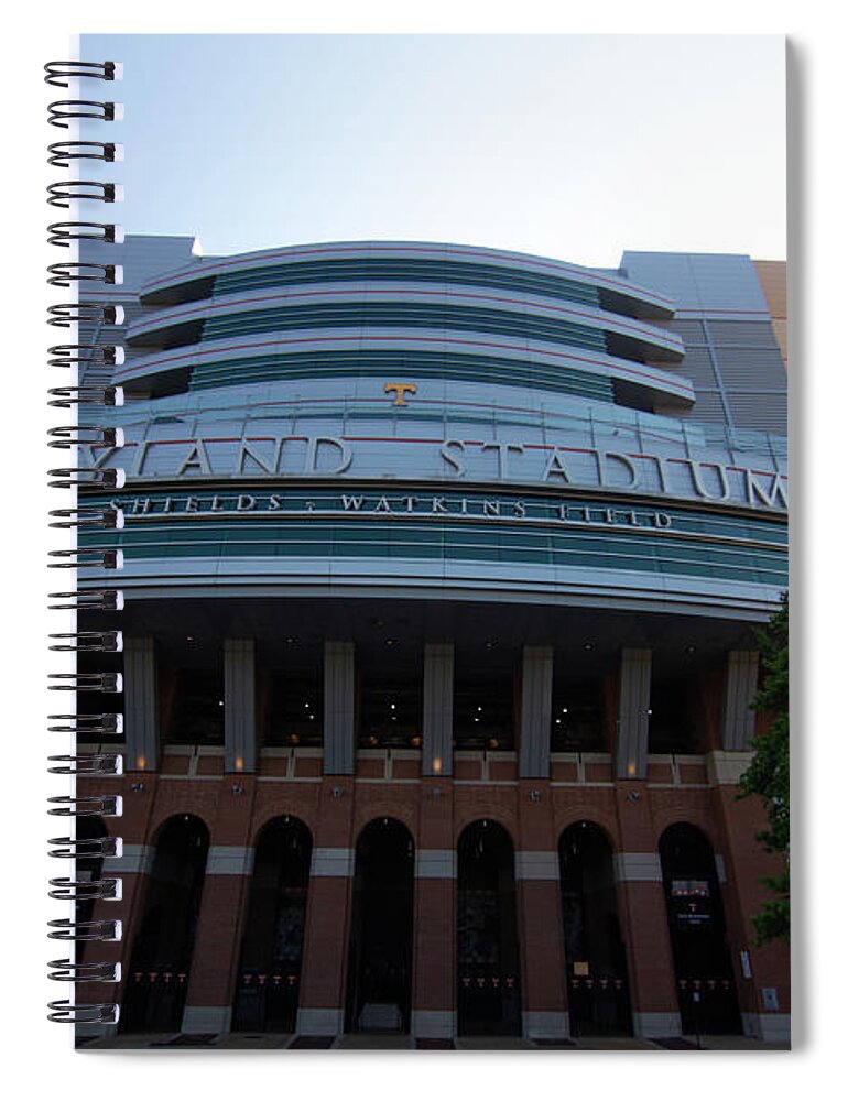 Tennessee Vols Spiral Notebook featuring the photograph University of Tennesse Neyland Stadium Entrance #1 by Eldon McGraw