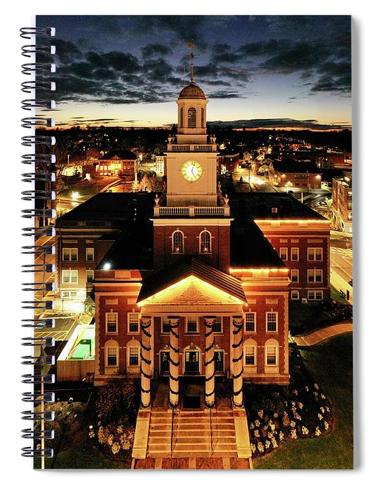  Spiral Notebook featuring the photograph Dover #9 by John Gisis
