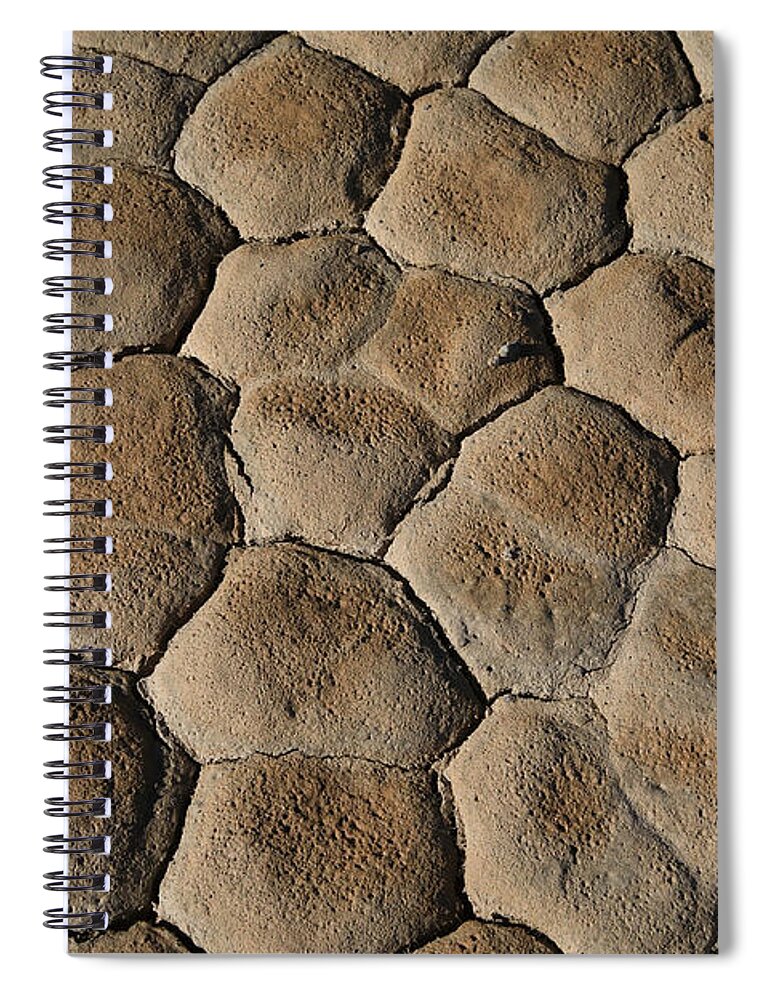 California Spiral Notebook featuring the photograph The Racetrack Playa #9 by Jonathan Babon