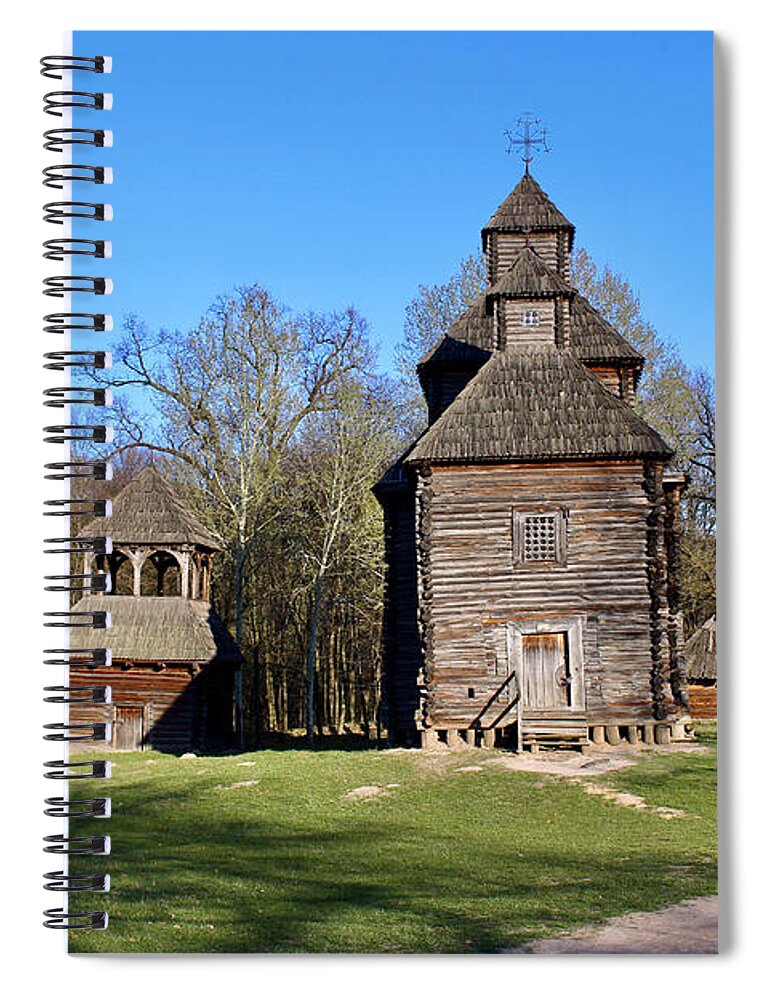 Ukraine Orthodox Christian Church Tradition History Spiral Notebook featuring the photograph Ukraine by Annamaria Frost