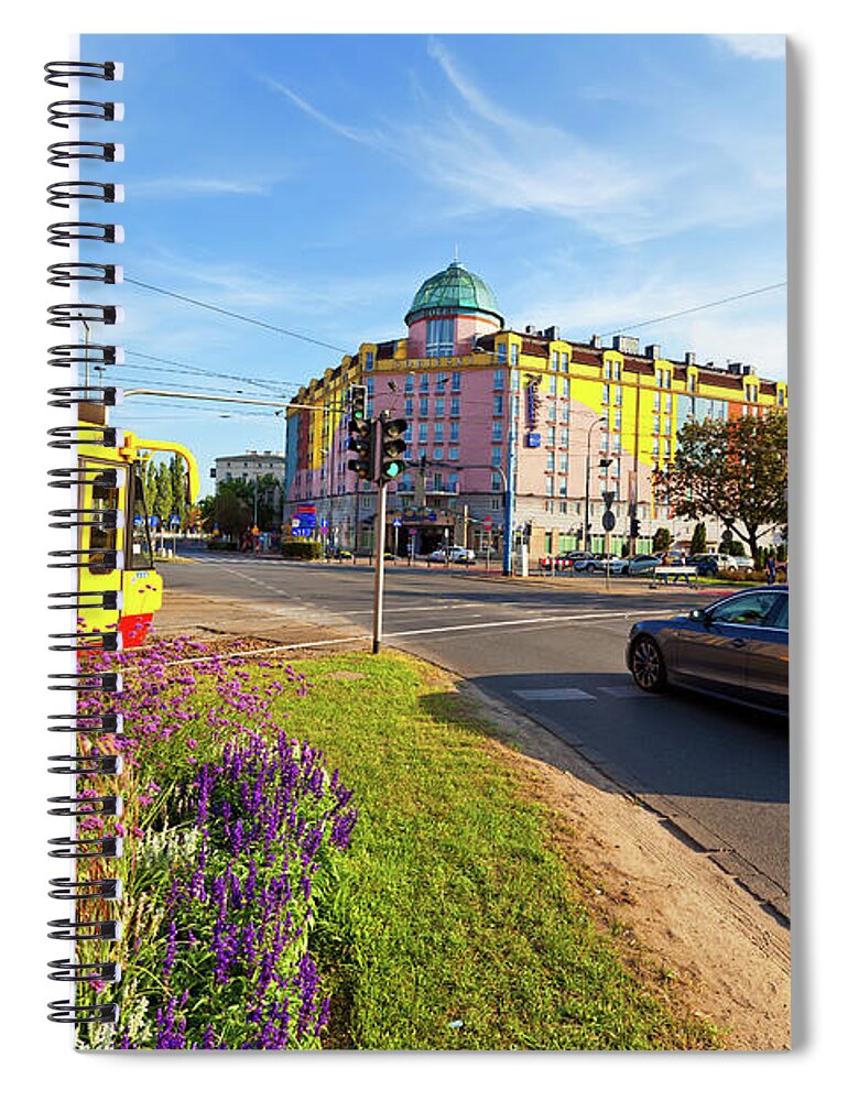  Spiral Notebook featuring the photograph Warsaw #9 by Bill Robinson