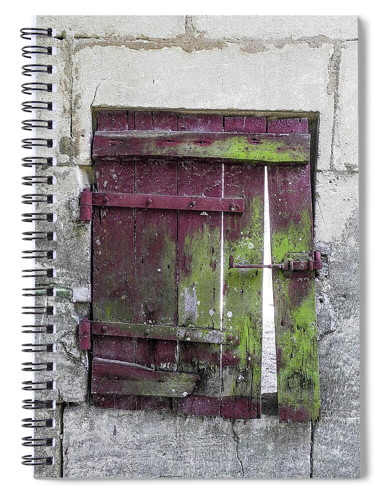 Photography Spiral Notebook featuring the photograph a bit of Character by Doug Davidson