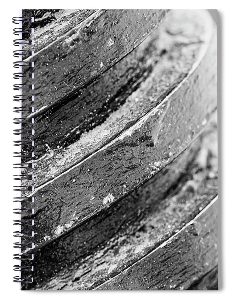 Screw Spiral Notebook featuring the photograph A Historic Twist by Bob Decker