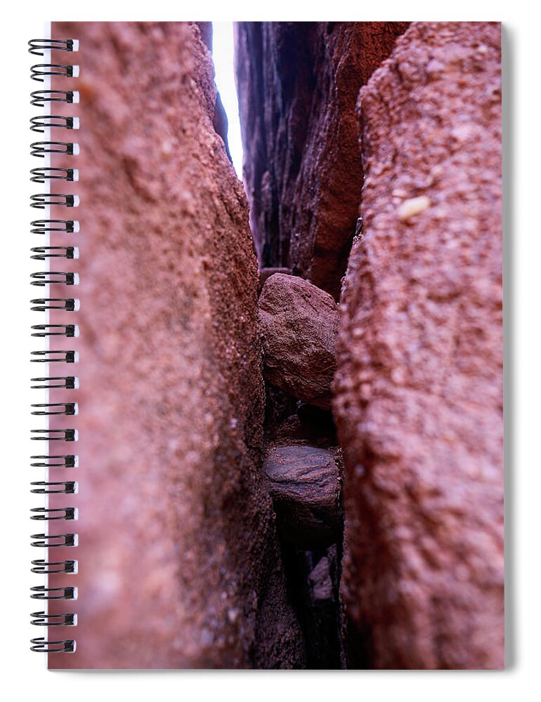 Mountain Spiral Notebook featuring the photograph A Little Squished by Go and Flow Photos