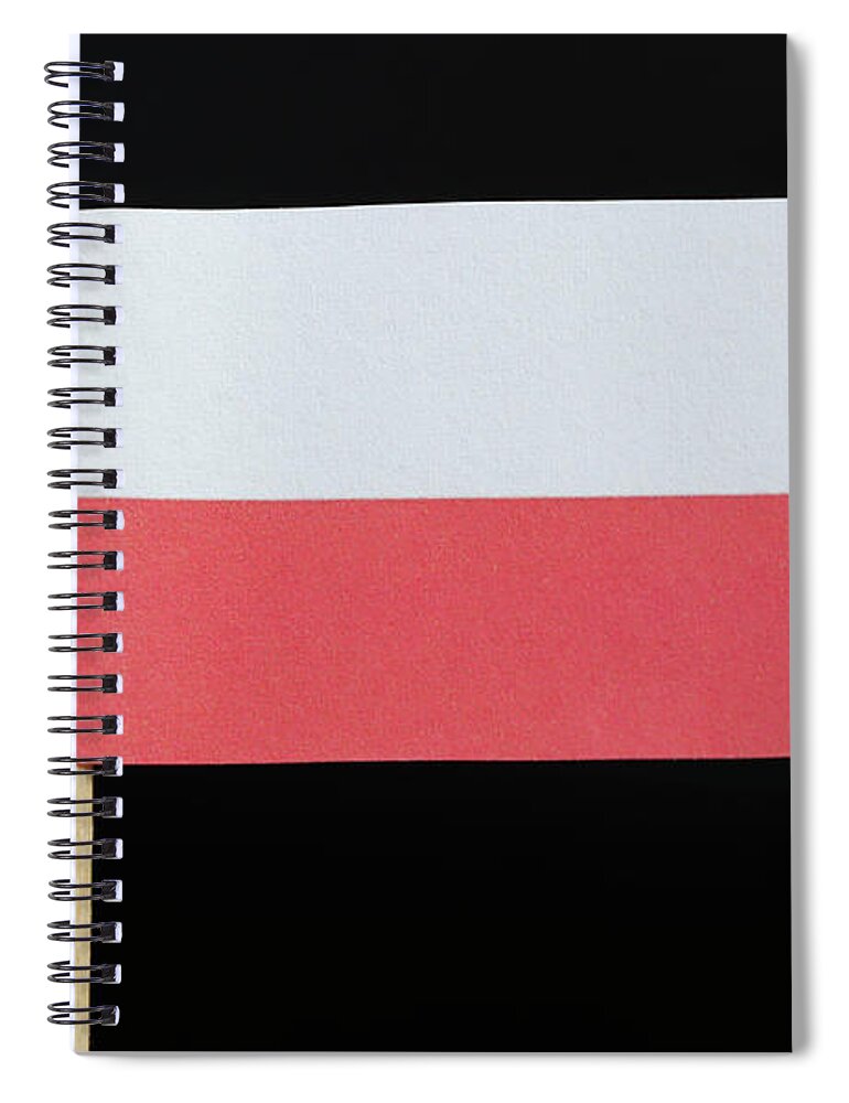 Poland Spiral Notebook featuring the photograph Flag of Poland by Vaclav Sonnek